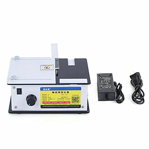 Mini Electric Woodworking Table Saw 555 Double Ball Motor 10Mm Cutting Depth 8000Rpm #TOP2