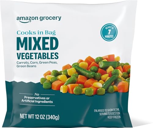 Amazon Grocery, Mixed Vegetables, 12 Oz, Frozen