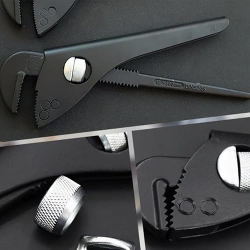 Clé à tube réglable et pince de plomberie polyvalente pour évier et robinet - 7