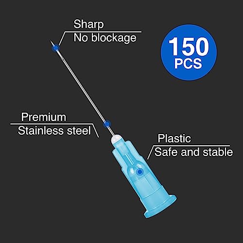 Image of 150 Pack 23 Ga 1 Inch Lab Accessories, Industrial Dispensing Accessories, Individually Packaged