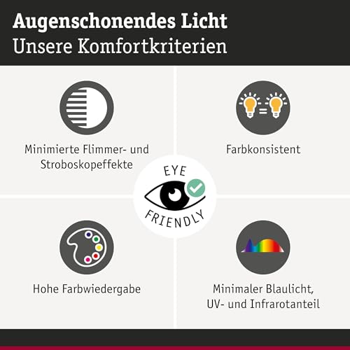 Paulmann 29053 Standard 230V LED Reflektor R80 230V 6,5W 500lm 80mm Silber Glas 2700K - Warmweiß E27