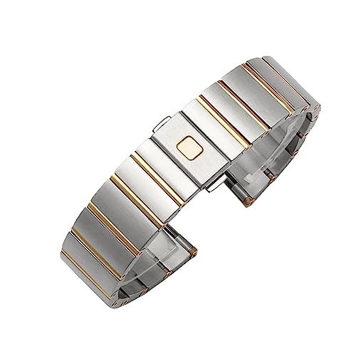Bracelet de montre en acier inoxydable pour Constellation Double Aigle homme femme 17 23 25mm