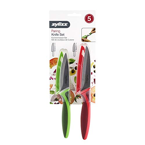 Zyliss Classic Paring Knife Set, 4", Red/Green #TOP6