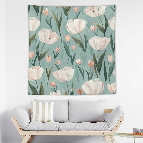 Tapisserie murale motif floral pour habiller un mur vide de chambre