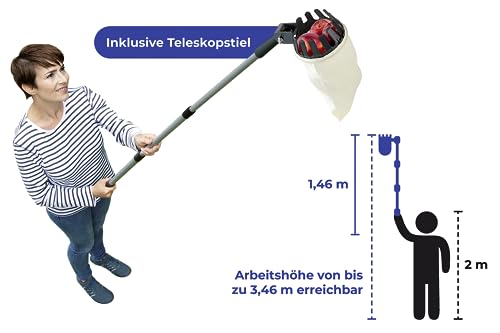 Obstpflücker WENKO Maximex mit Teleskopstiel und Fangbeutel