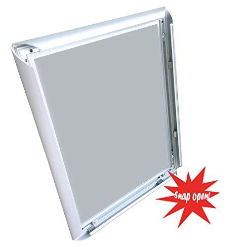 Haitian Snap Poster Frame Wall Mounting, 8.5 X 11 Inch Size Front Loading, Silver Color 50 Packs, 1" Aluminium Profile.for Office, Market, Caffes, Restaurant, Shopping Center, Cinema, Movie And Theater, Hospital,Home Decor,Expo,Certificate Holder,Photograph Holder,Graduation Photo Holder #TOP6