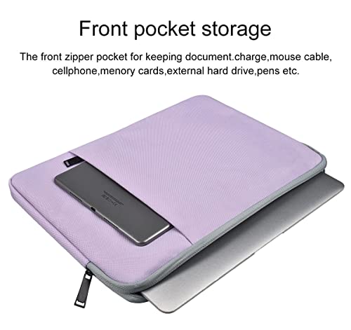 14 Inch Laptop Case Sleeve Computer Bag For Hp Dell Lenovo Asus Acer Chromebook 14,Hp Chromebook X360 14,Dell Insprion 14,Lenovo Flex 5/Yoga 7I 9I,Acer Swift 3,Asus Vivobook 14 Waterproof Bag(Purple) #TOP4