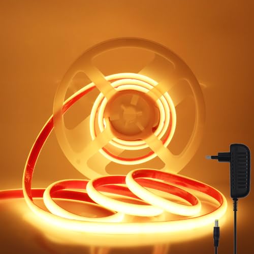 Wisada 24V COB LED Tira de Neón  15m,Blanco