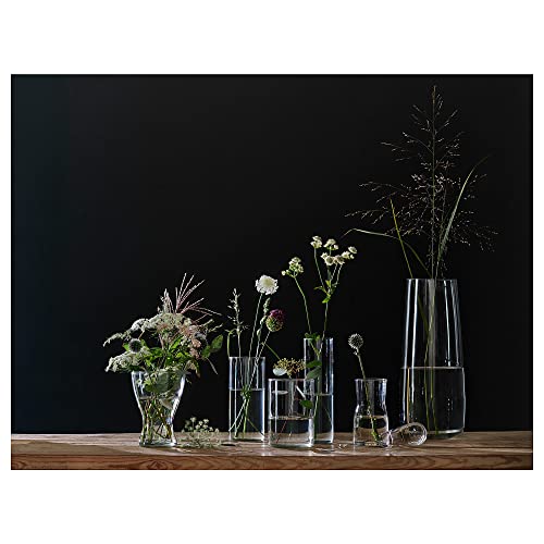 Vase en verre transparent TIDVATTEN 17 cm soliflore déco table - 6