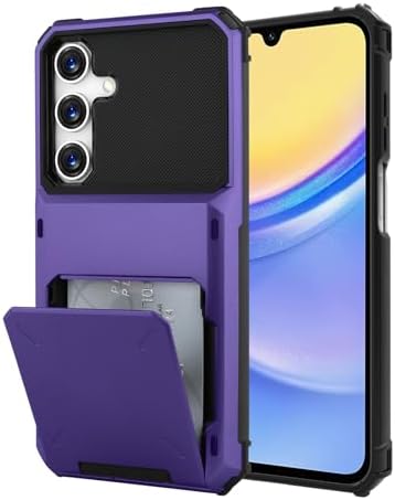 Wallet Case for Samsung Galaxy A15 Case with 4-Card Credit Holder