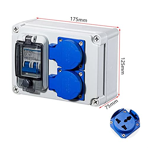 Prise de courant extérieure étanche 220V 10A multifonction murale pour véhicule