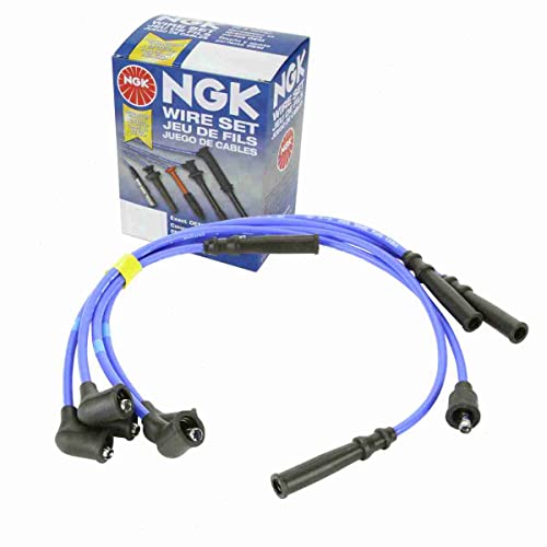 NGK Spark Plug Wire Set Compatible with Toyota Pickup 2.4L L4 1984-1992