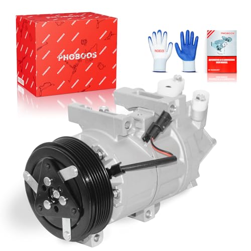 PHOBOOS A/C compressor with Clutch Compatible with Nissan Altima 2013-2018 L4 2.5L (Base/S/SR Models ONLY)Note: with One Plug VCS14IC TypeRef. 78664 77664