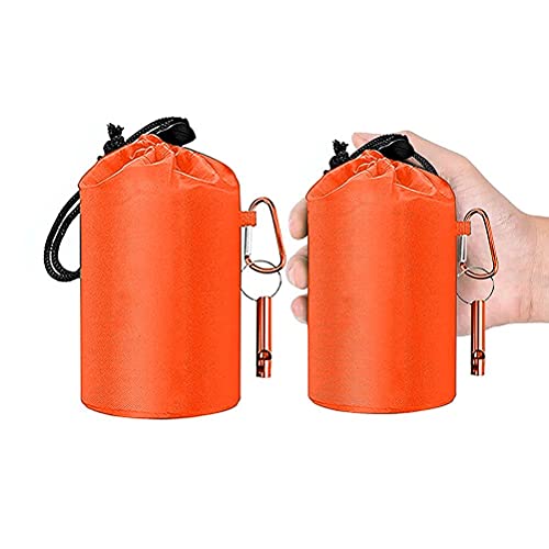 QCSTORE Set van 2 survivalslaapzakken, nooddeken, survivaluitrusting