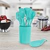 Megachef Tool Cookware Utensil Set, 12 Piece, Light Teal
