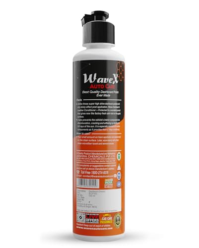 Wavex-Dashboard-Polish-and-Leather-Conditioner-Protectant-350ml-Car-Dashboard-Polish-Car-Polish-for-Interior-Plastic-Leather-Vinyl-Rubber-Dashboard-Polish-That-Protects-Shines-Conditions