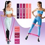 Alerrawia Pilates Ring Set Exercise Equipment with Exercise Bands Resistance Bands Set, Pilates Ball, Sliding Disks – Workout Equipment Home Gym Includes Complete Fitness Poster