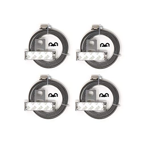 White Knight TPMS22105 Stainless Steel Finish TPMS Strap Kit, 4 Pack