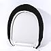 Madeals Microfiber Toilet Lid Cover Soft and Absorbent, Comfortable Bathroom Toilet Lid Cover Seat Fits Most Size Toilet Lids for Black