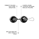 LELO Beads Noir Premium Edition luxuriöser Silikonkugeln, Liebeskugeln Sexspielzeug, für Kegel-Übungen mit Vergnügen, Beckenbodentrainer für Frauen
