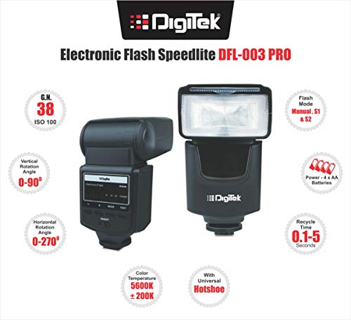 Image of Digitek Electronic Flash Speedlite (DLF 003 PRO)