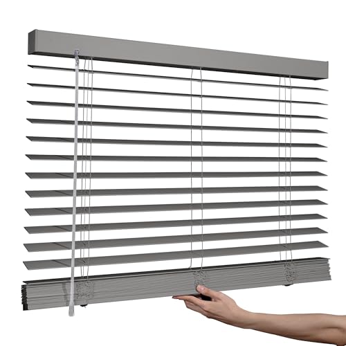 Seeshade Cordless Wood Blinds for Windows, 2 Inch Wooden Blinds