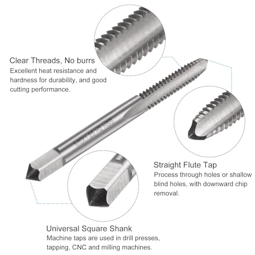 QUARKZMAN Gewindebohrer Set M6x1.25/4.7 mm, Gewindeschneider- und Bohrer set, Gewindeschneidwerkzeug