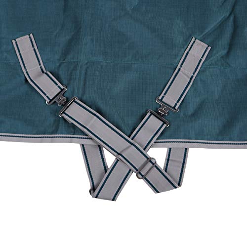 Couverture pour cheval imperméable Bucas Atlantic Turnout vert 200g - 3