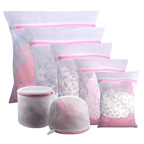 7 Pcs Machine Wash Bag With Extra Large Laundry Bag Backpack #TOP1
