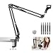 NEEWER Adjustable Microphone Suspension Boom Scissor Arm Stand, Max Load 1 KG Compact Mic Stand Made of Durable Steel for Radio Broadcasting Studio, Voice-Over Sound Studio, Stages, and TV Stations