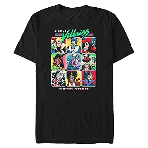 T-shirt Disney Villains pour jeune homme en coton à manches courtes