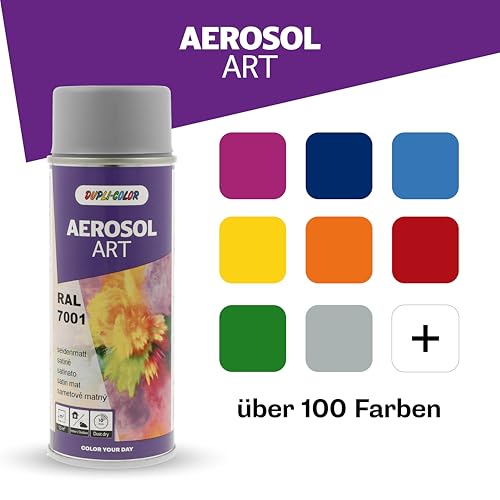 DUPLI-COLOR AEROSOL ART RAL 7001 Silbergrau seidenmatt 400 ml - Sprühfarbe – Ansicht 5