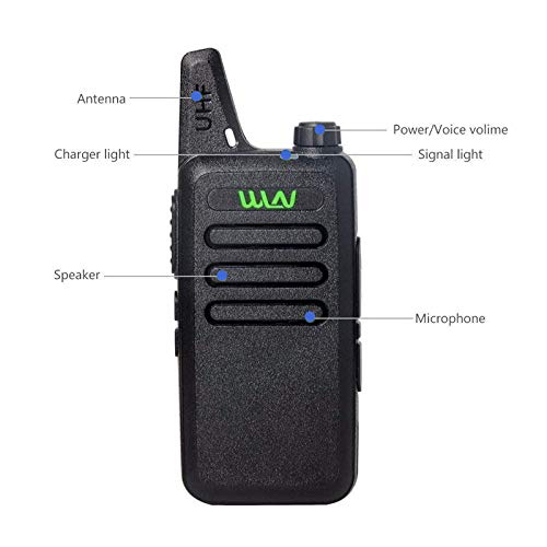 Uhf 400-470 Mhz Mini-Handheld Wln Kd-C1 Walkie Talkie Transceiver Radio … #TOP5