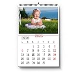 calendario fotos online gratis Está encuadernado con una espiral metálica. Incluye un colgador