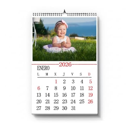 Calendarios de pared personalizados con fotos (Premium) (20x30cm)