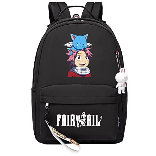 jiminhope FAIRY TAIL Sac À Dos Anime Pochita Imprimer Petit Pendentif Zipper Voyage Sac À Dos Mignon Dessin Animé Étudiant Sac pour Garçons Filles