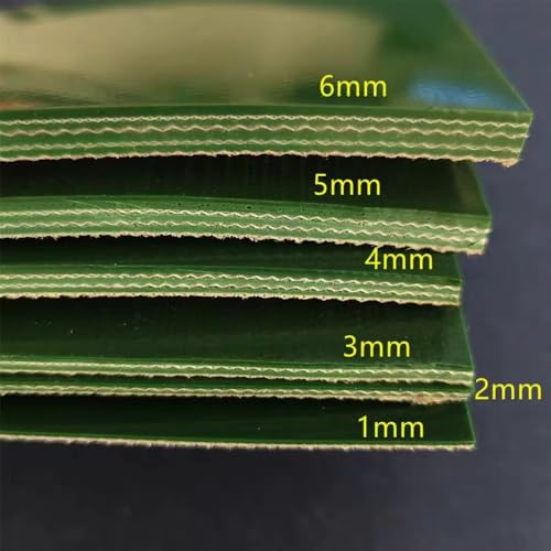Bande transporteuse en PVC verte de haute résistance 3 mm - 6
