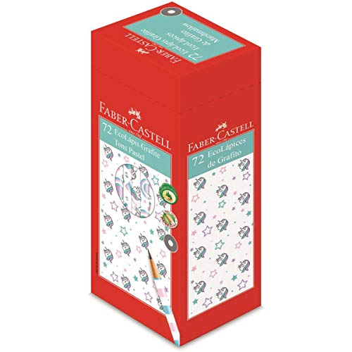 Lápis EcoLápis Marshmellow 72 Unidades, Faber-Castell