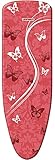 Praktischer Lieferumfang - Leifheit Bügeltischbezug Perfect Steam - Air Board Express M, 4 mm Bügelbrett Polsterung, rot mit Schmetterlingen, 125 x 40 cm, für Leifheit Air Board Express, Artikelnummer 71613