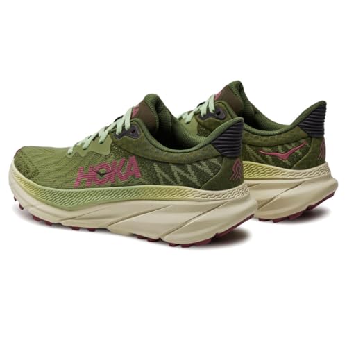 Image of Hoka Women's Challenger 7 Forest Floor /Beet Root 8 Medium