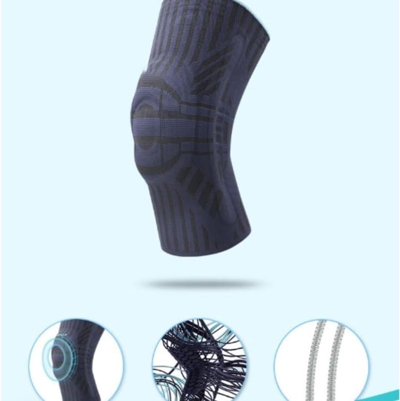 Exercise, Protection Basketball Sports Running Kneepads Fitness Meniscus Knee Joint Injury Protection for Fitness, Cycling, Running, Playing Football