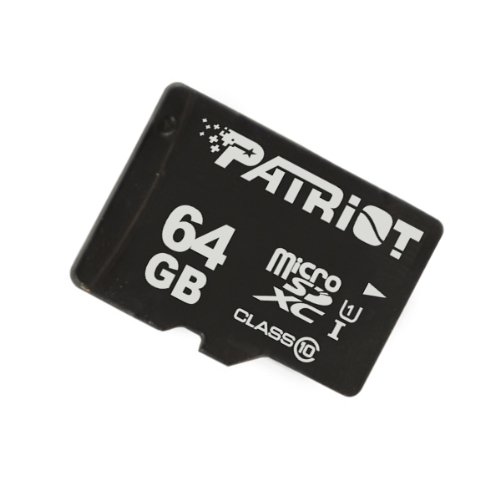 Patriot LX Series High Speed Micro Sdxc Class 10 Uhs-I en fazla 70 MB/s aktarma hızları - parent Asın 64 GB Siyah PSF64GMCSDXC10