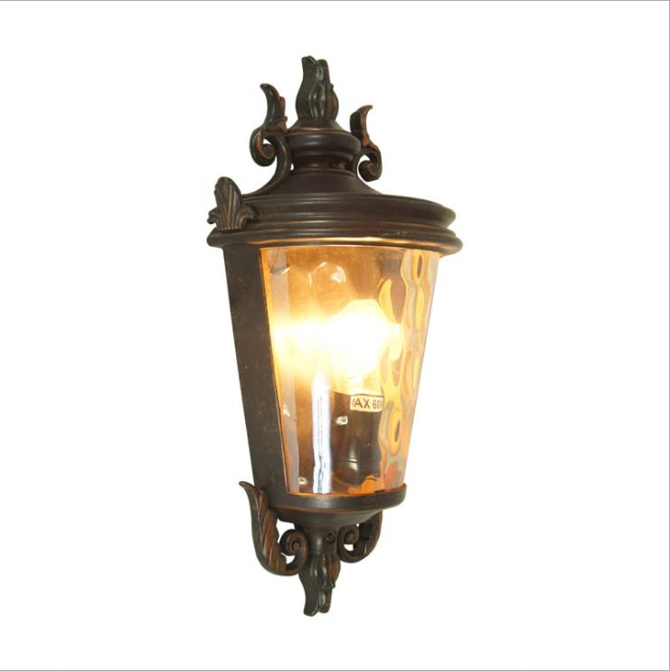 Lanterne murale en plein air étanche E27 pour illuminer l'entrée de votre villa et le jardin