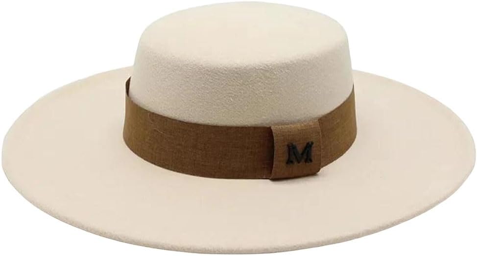 Men's Women's Solid Fedora Hat Wide Brim Hat for Travel Party