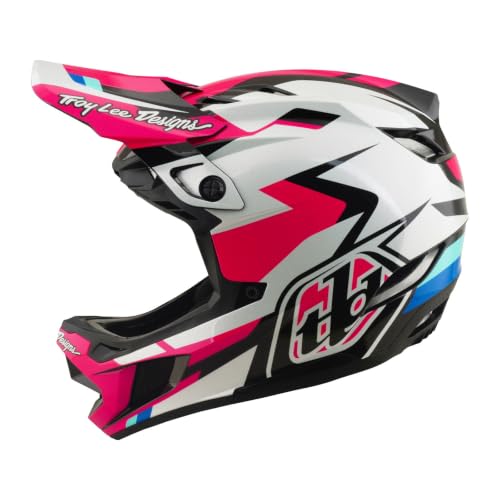 Troy Lee Designs D4 Polyacrylite Helmet Roamer Magenta LG