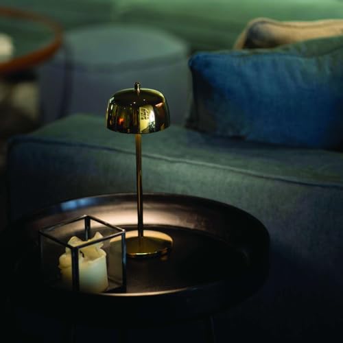 Lampe de table LED Zafferano Circe or brillant rechargeable - 2