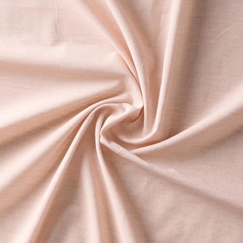 Image of 100% Pure Cotton 3 Layer Dohar, Single Bed Blanket Comforter, (60''X90'' / 152X230 CM), Uni Chambray, Skin Friendly Dohar, Color - Cloud Rose