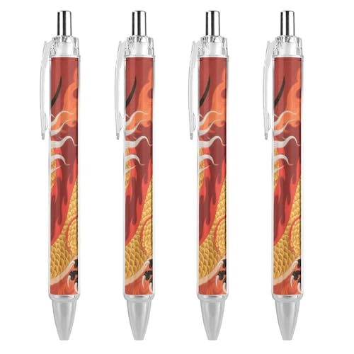 Stylos à bille rétractables noirs à pointe 0,55 mm pour un tracé fluide