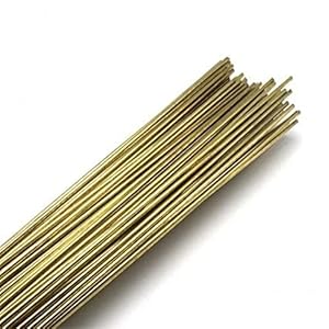 Messing Elektrode Lassen Walsdraad, 10st Voor Solderen Lassen Reparatie Tool Hoge Kwaliteit (Size : 2.0mm)