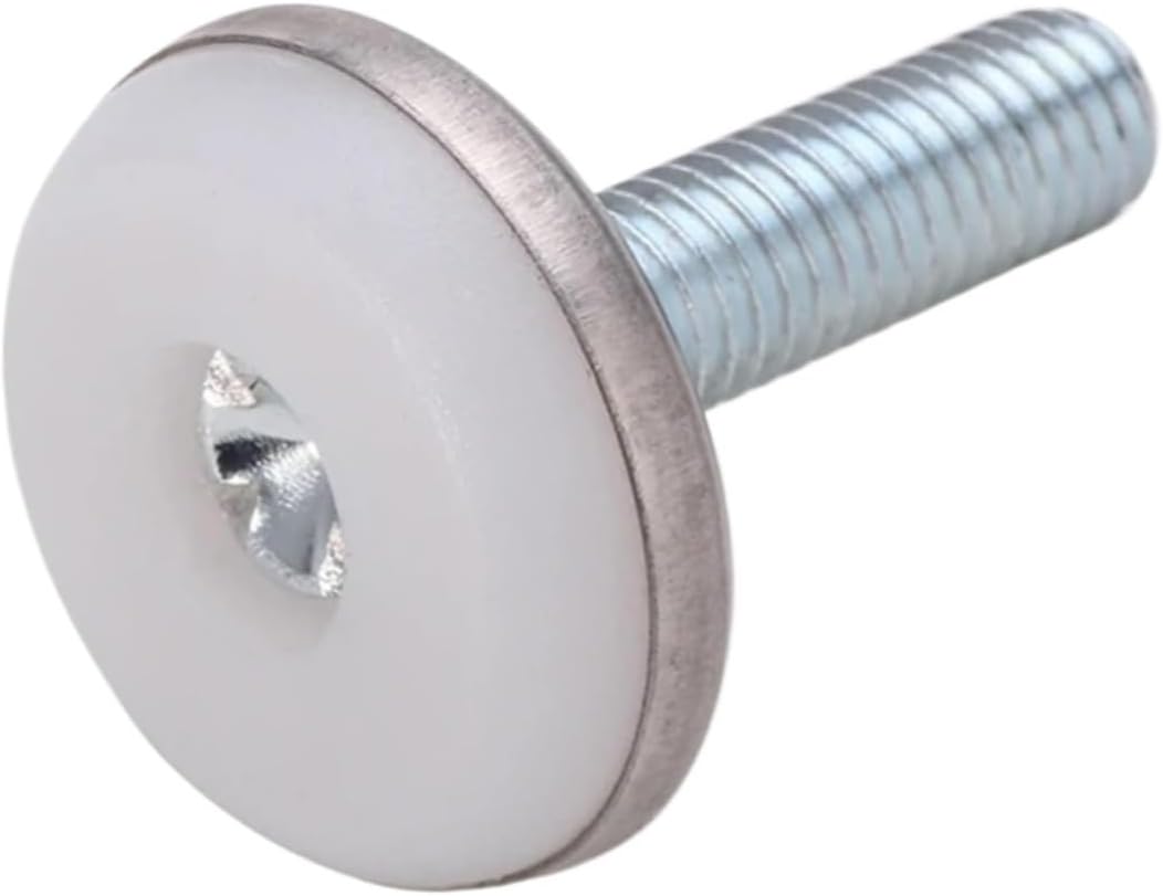 Furniture Glide 50 PCS M6 M8 Threaded Height Adjustable Levelers for Chair Desk Cabinet on Carpet Hardwood Floor(M6x15-50pcs)